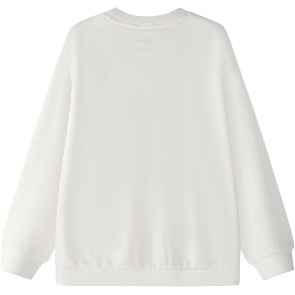 Свитшот Cloud White для подростков FILA KIDS, белый — фото 3