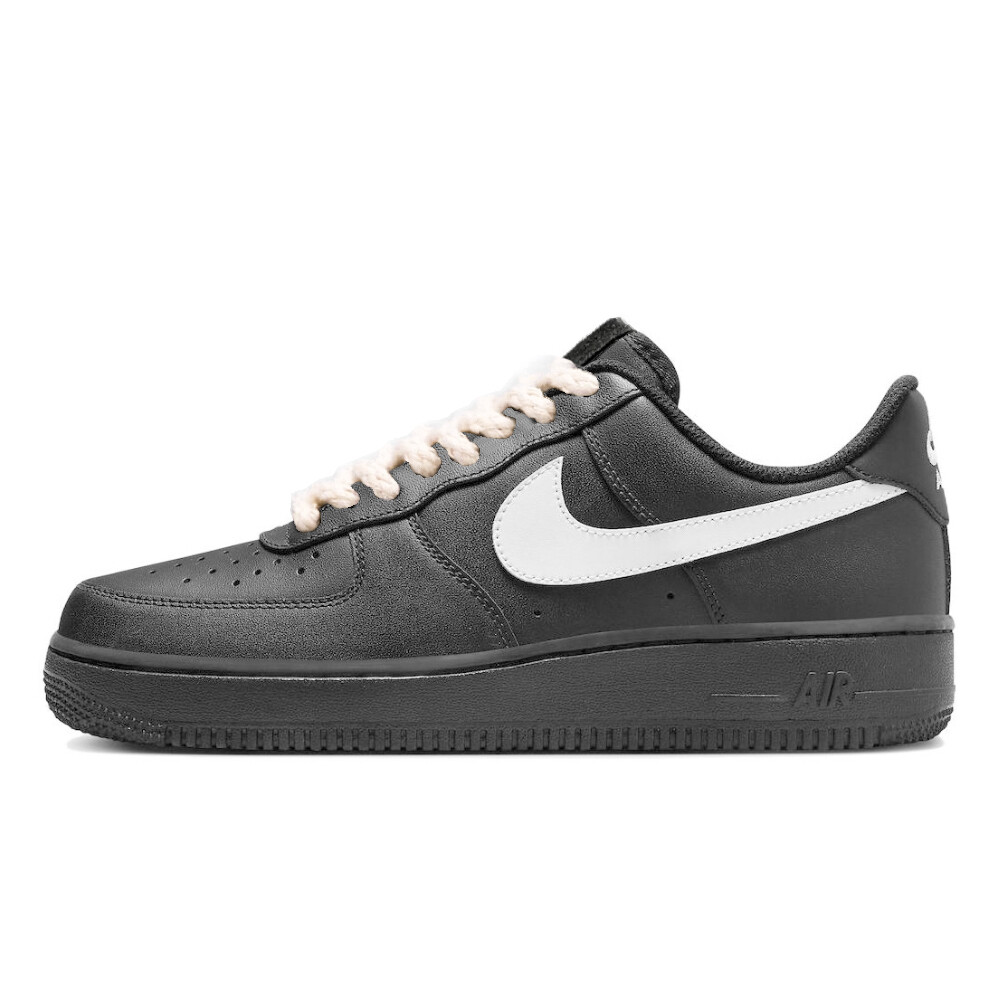 

Кроссовки Nike Air Force 1 Skateboarding Shoes Men Low-top White, черный
