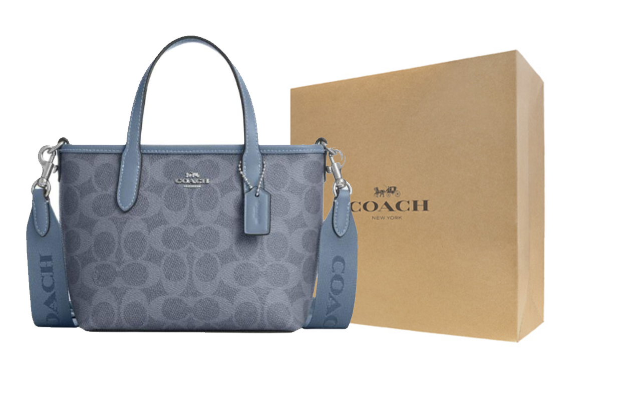 

COACH Городская искусственная кожаная сумка тоут