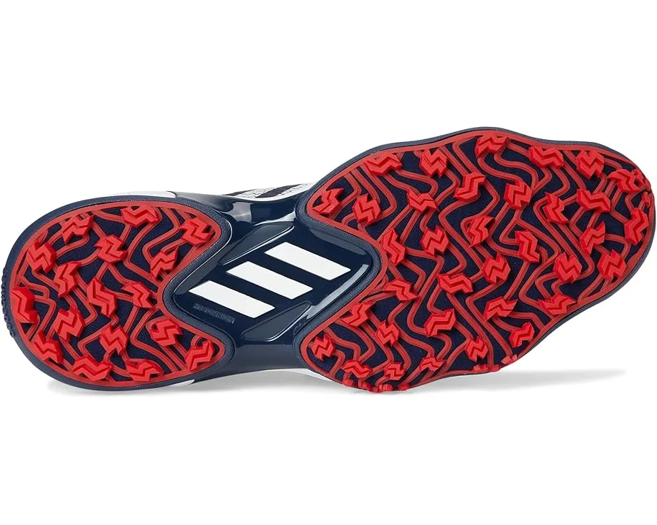 Кроссовки Adidas Golf Codechaos 25 Spikeless Golf Shoes, Collegiate Navy/Footwear White/Better Scarlet — фото 3