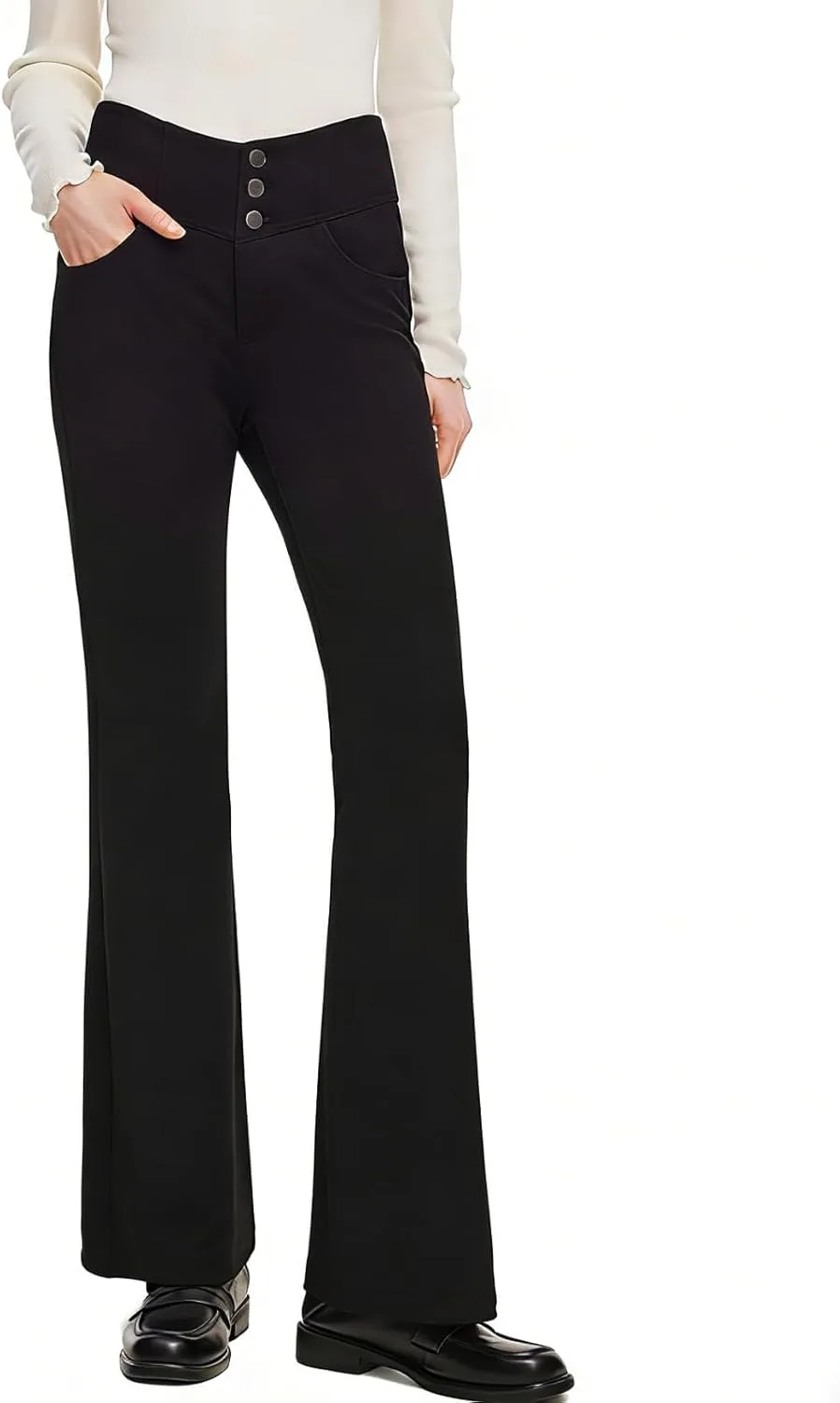 

GOELIA женские джинсы с высокой талией и широкими штанинами