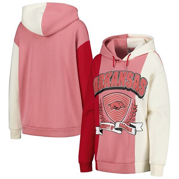 

Женский худи с цветными блоками Arkansas Razorbacks Hall of Fame Gameday Couture