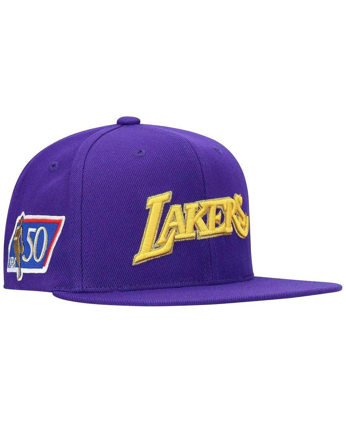 

Мужская фиолетовая кепка Snapback в честь 50-летия Лос-Анджелес Лейкерс Mitchell & Ness