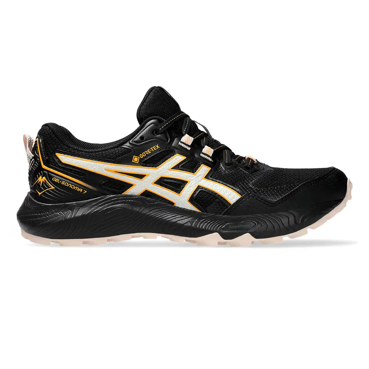 Кроссовки для бега по пересеченной местности Asics GEL-SONOMA 7 GTX женские, черный/розовый