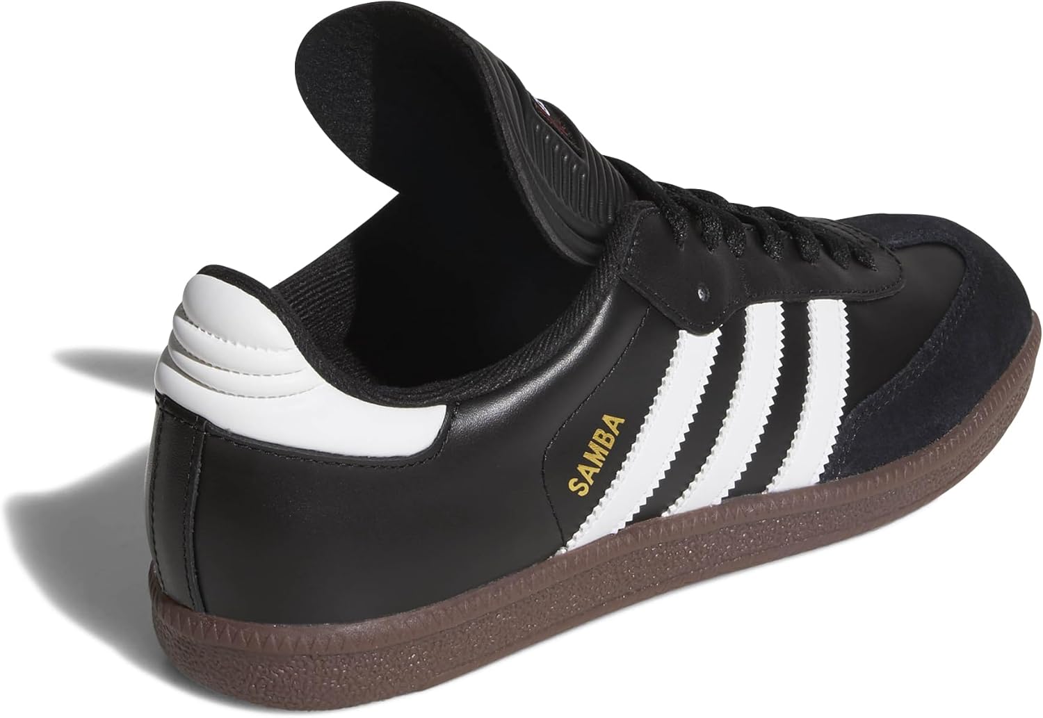 Мужские кроссовки Adidas Samba Classic для зала, белый/черный — фото 3