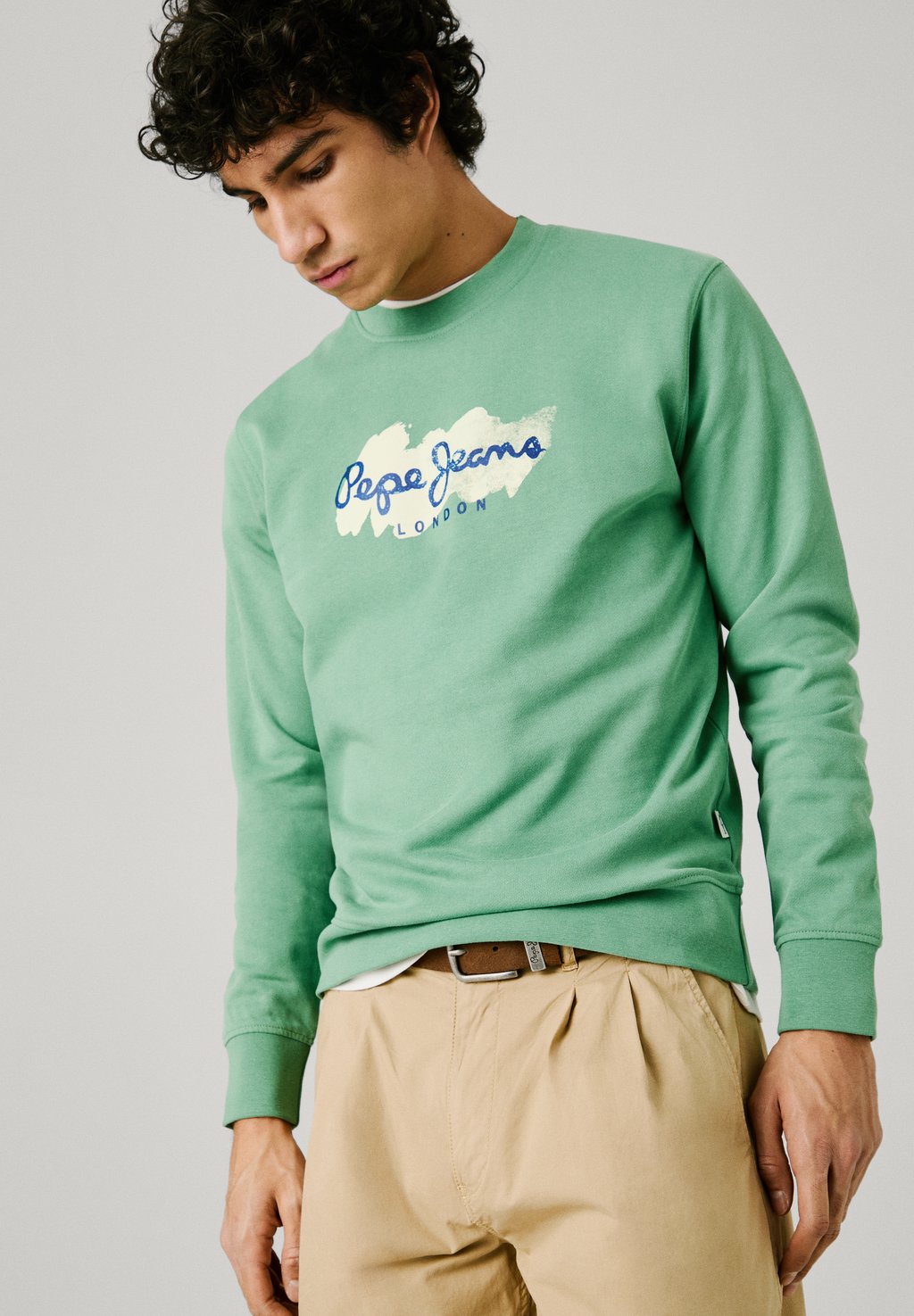 

Толстовка MILTON CREW Pepe Jeans, зеленый