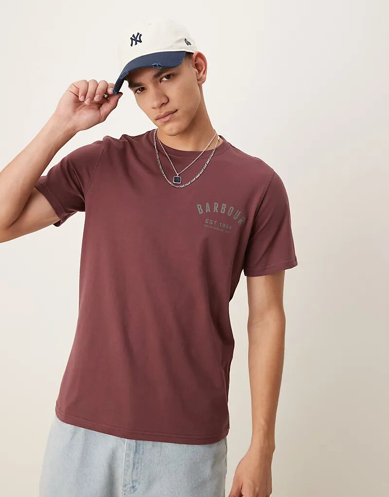 

Футболка Barbour Preppy цвета жженого вереска