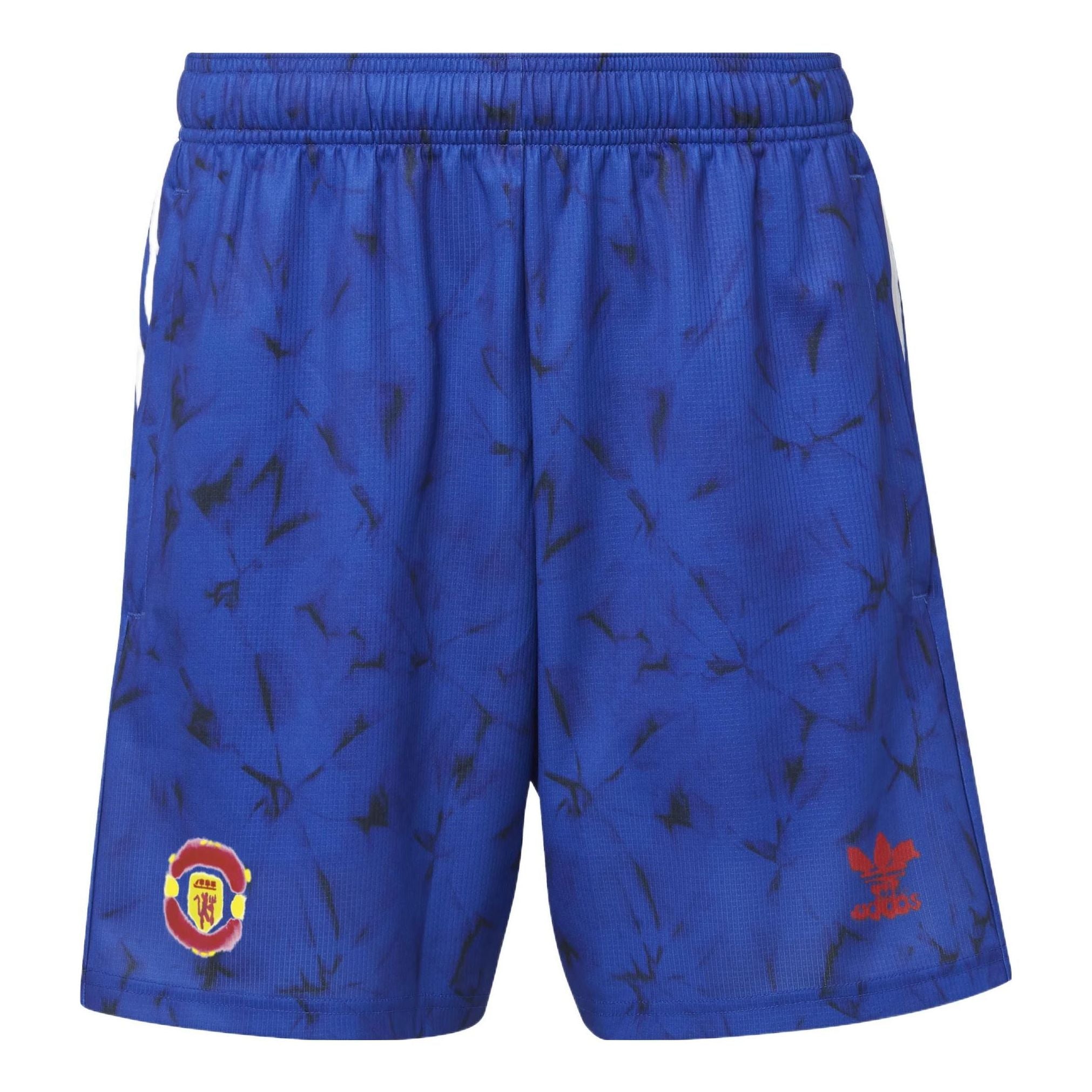 

Шорты adidas Stripe Full Print Sports Soccer/Football Shorts Blue GJ9085