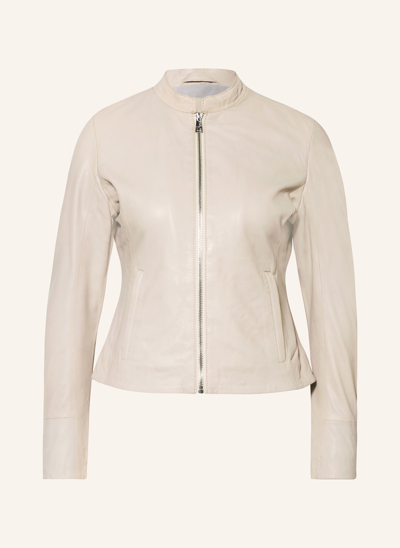 

Кожаная куртка mwcelly Mauritius, бежевый