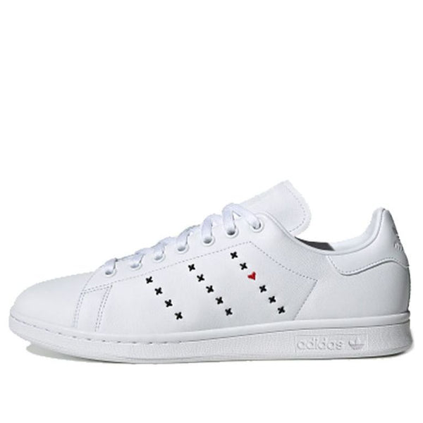 

Кроссовки originals stan smith valentine's day 'white black red' Adidas, белый