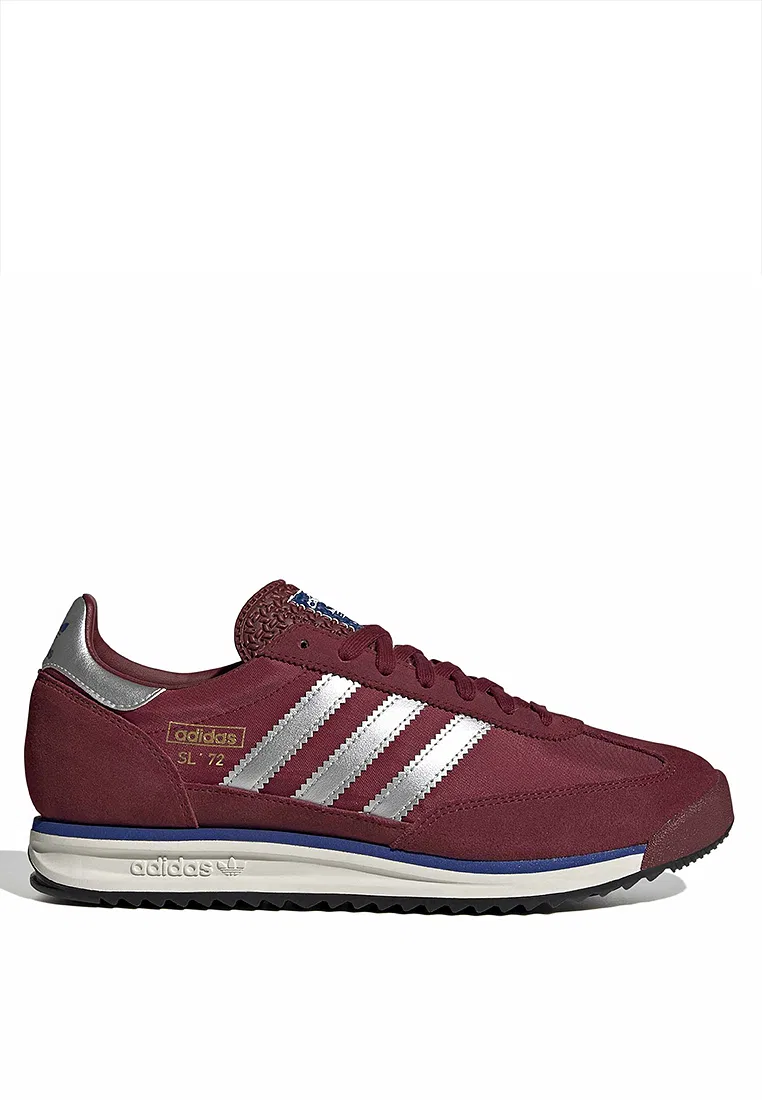 Кроссовки, SL 72 RS, adidas, белый/бордовый