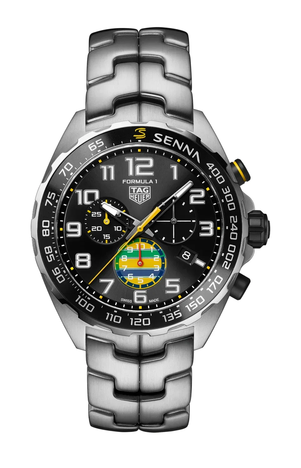 TAG HEUER FORMULA 1 ХРОНОГРАФ X SENNA - ЛИМИТИРОВАННАЯ СЕРИЯ - CAZ101AX.BA0637, золотой