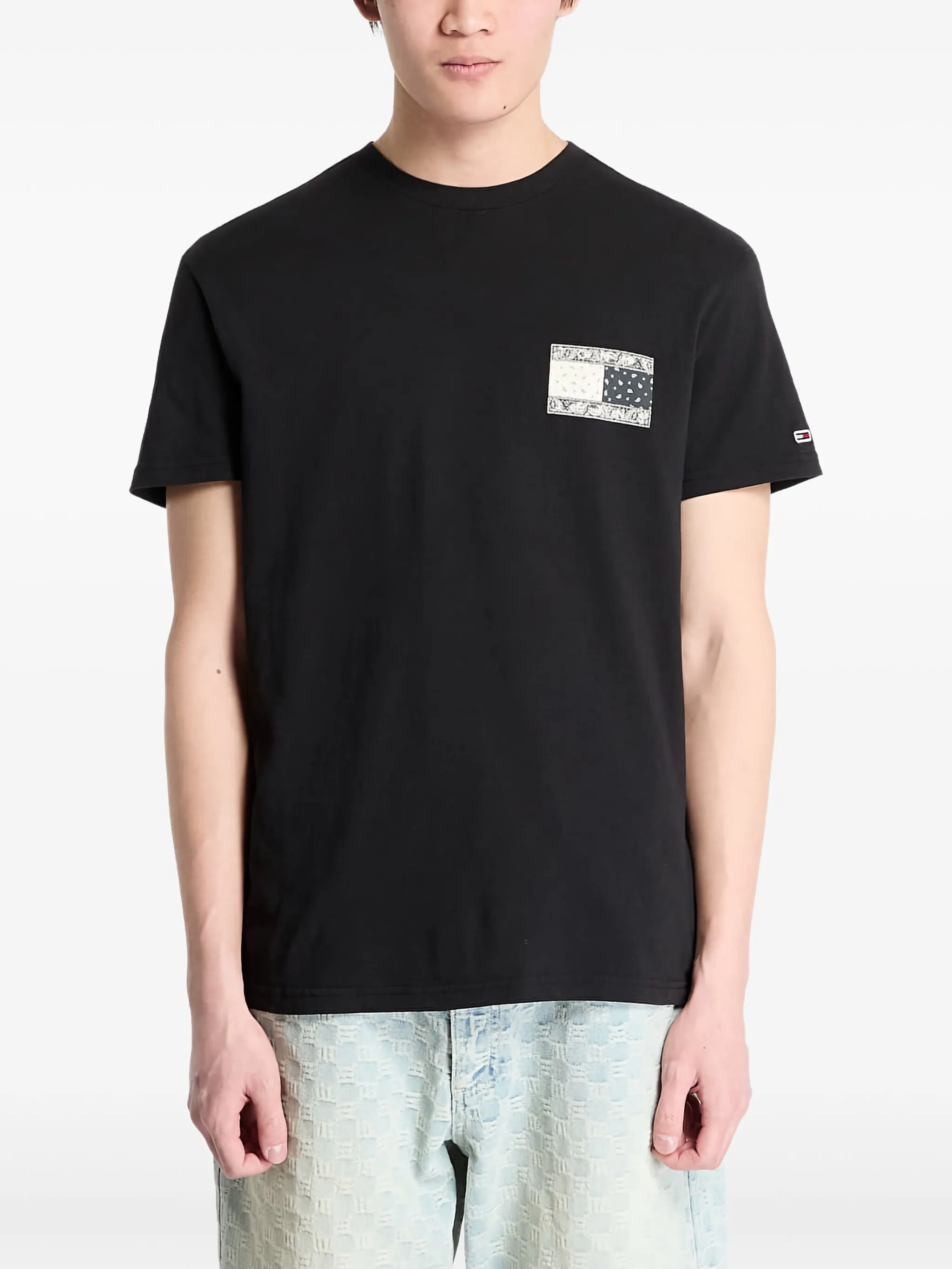 

Футболка с принтом Tommy Jeans, черный