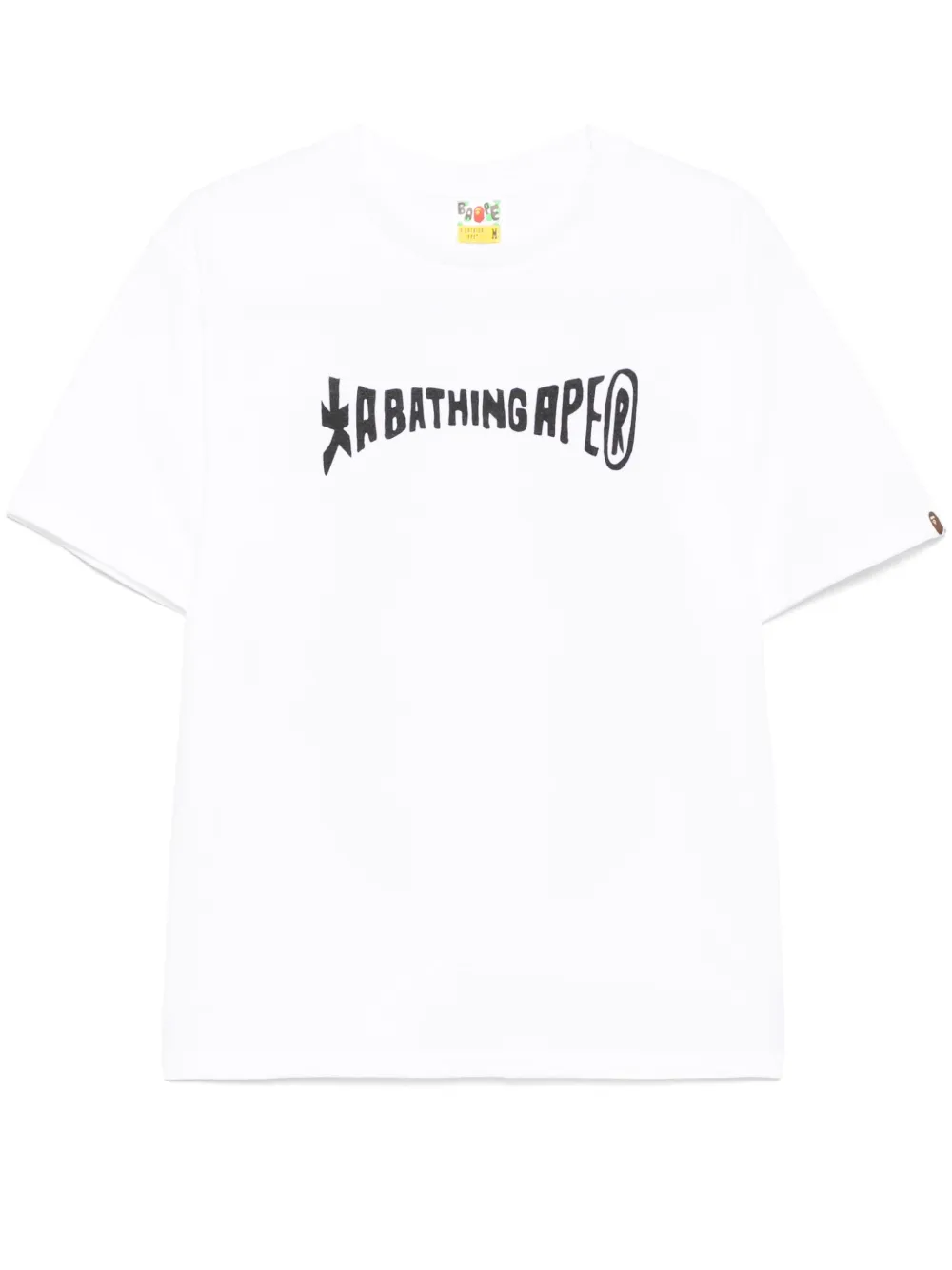

Футболка с принтом A BATHING APE, белый