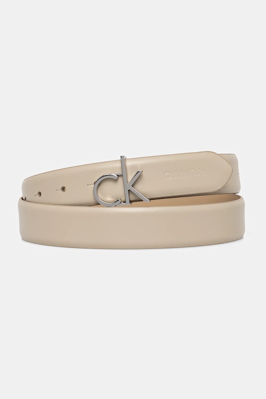 

Ремень Calvin Klein, бежевый