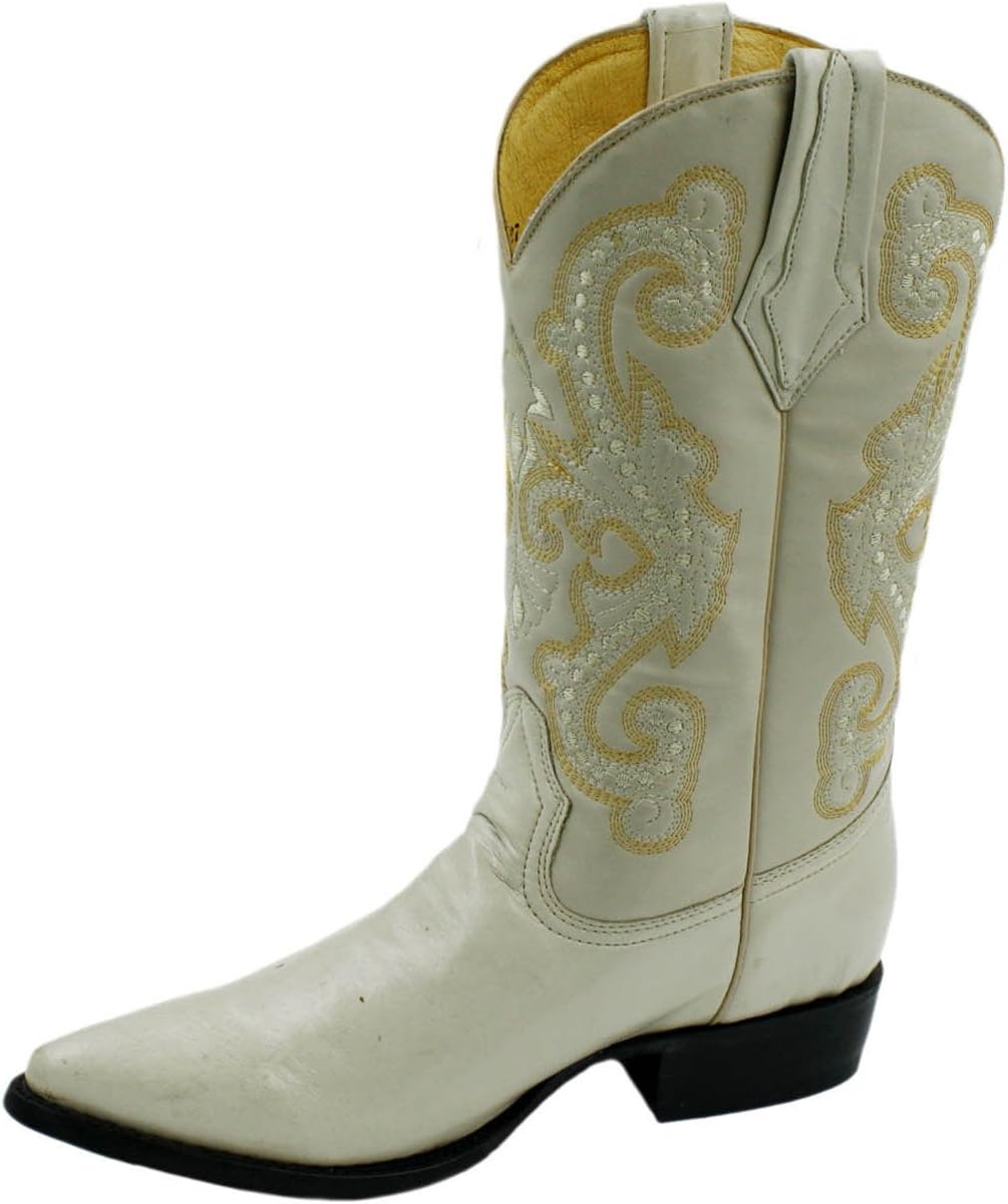 

Кожаные ковбойские сапоги ручной работы класса люкс Dona Michi, бежевый