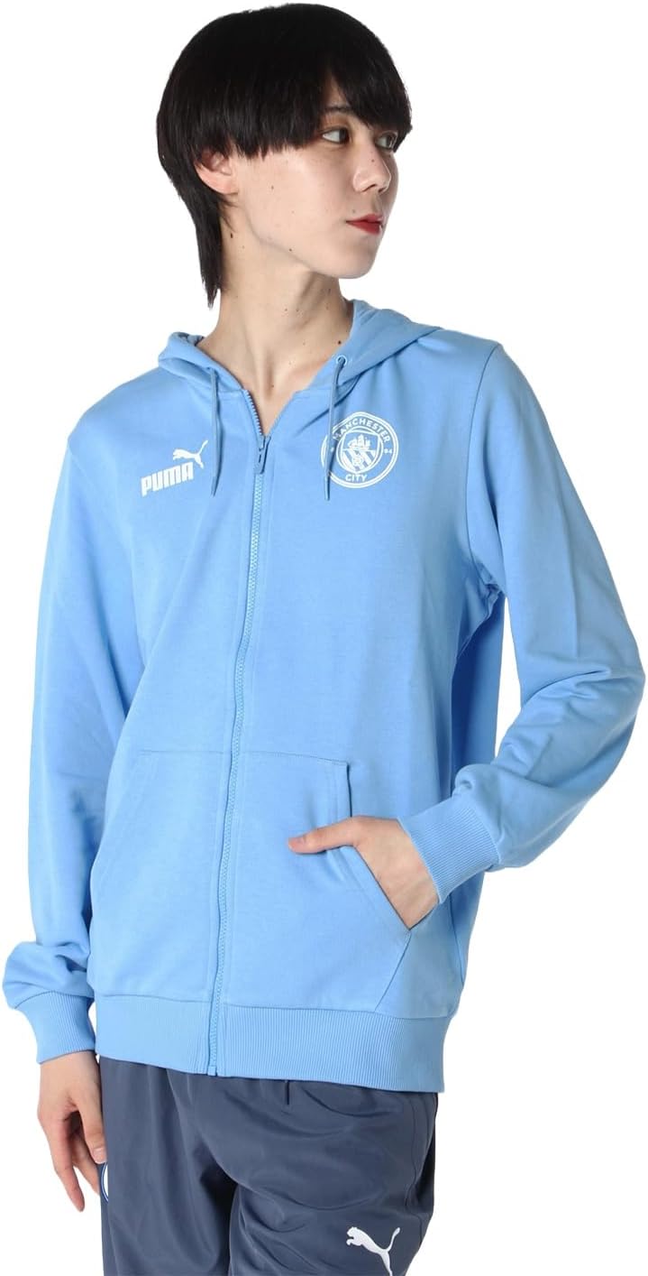 

Куртка-толстовка Puma MCFC ftblCulture с капюшоном для мужчин, футбол, европейская клубная команда, футбольная верхняя одежда, светло-голубой, Синий, Куртка-толстовка Puma MCFC ftblCulture с капюшоном для мужчин, футбол, европейская клубная команда, футбо