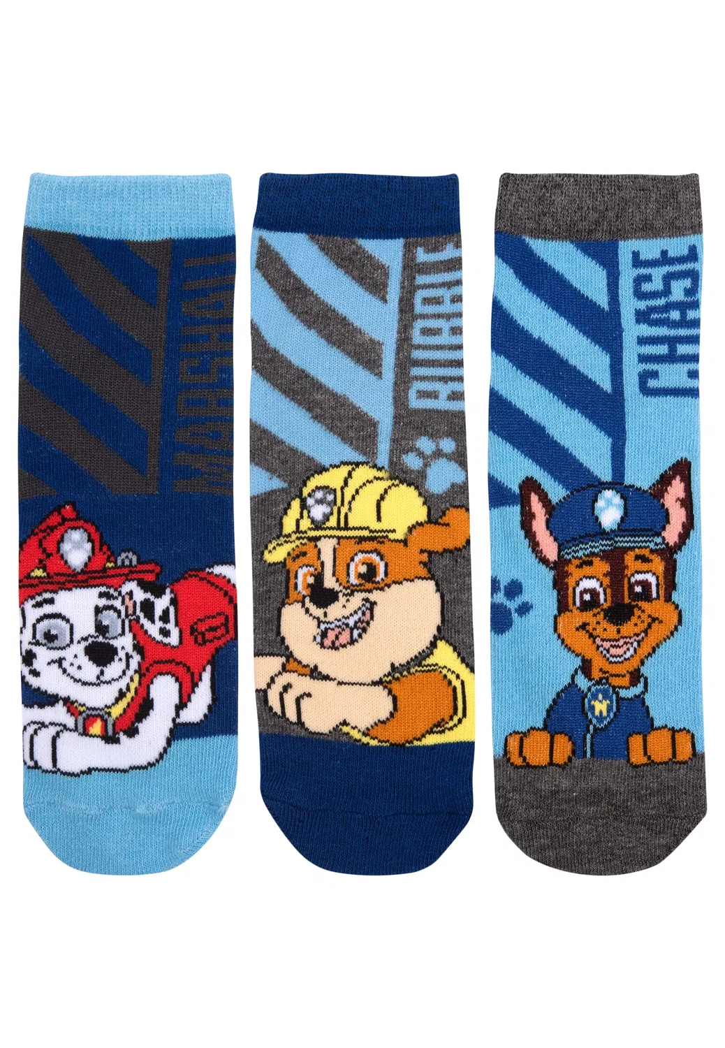 Носки детские, 3 пары, Paw Patrol, разноцветные — фото 2