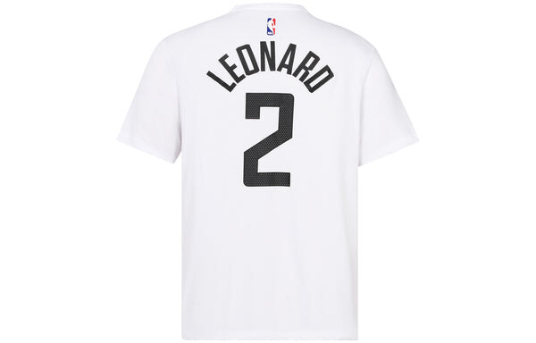 Футболка nba city limited 19-20 season los angeles clippers leonard 2 short sleeve white Nike, белый — фото 2