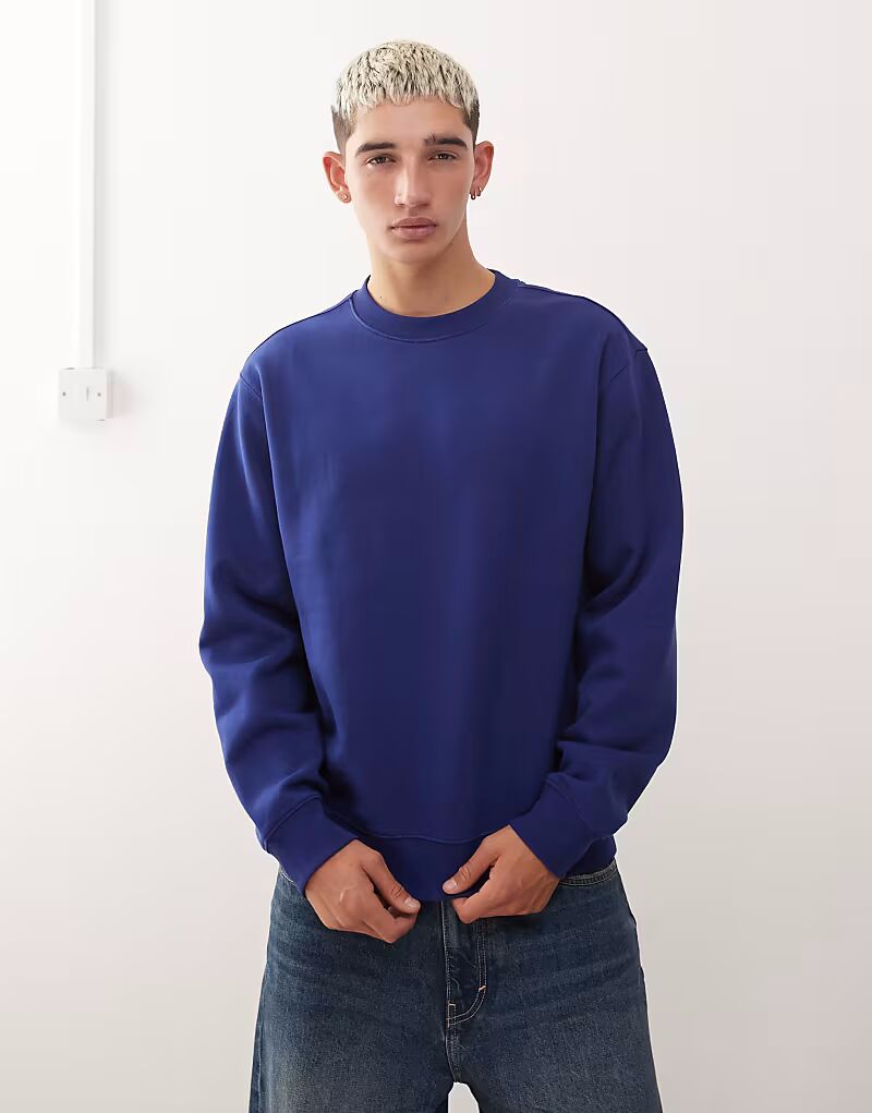 

Толстовка буднего дня темно-синего цвета Weekday