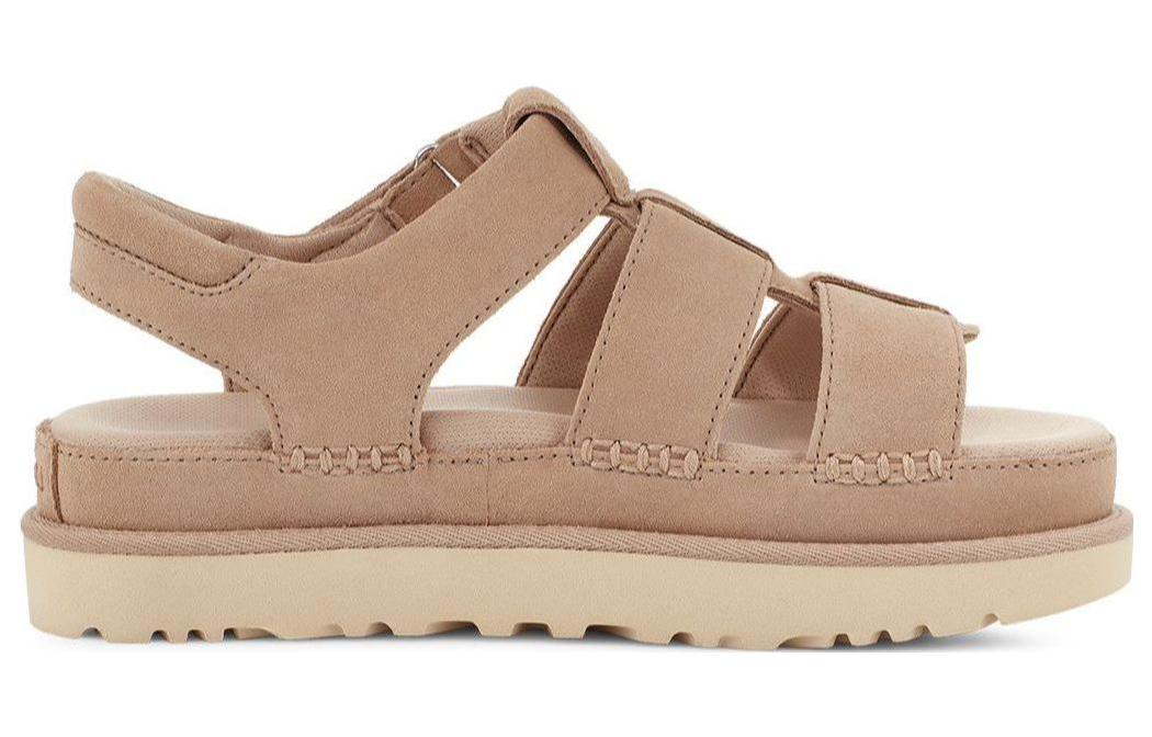 Золотая звезда Сандалии на платформе с ремешком Дрифтвуд Женские UGG, Светлый тауп — фото 2