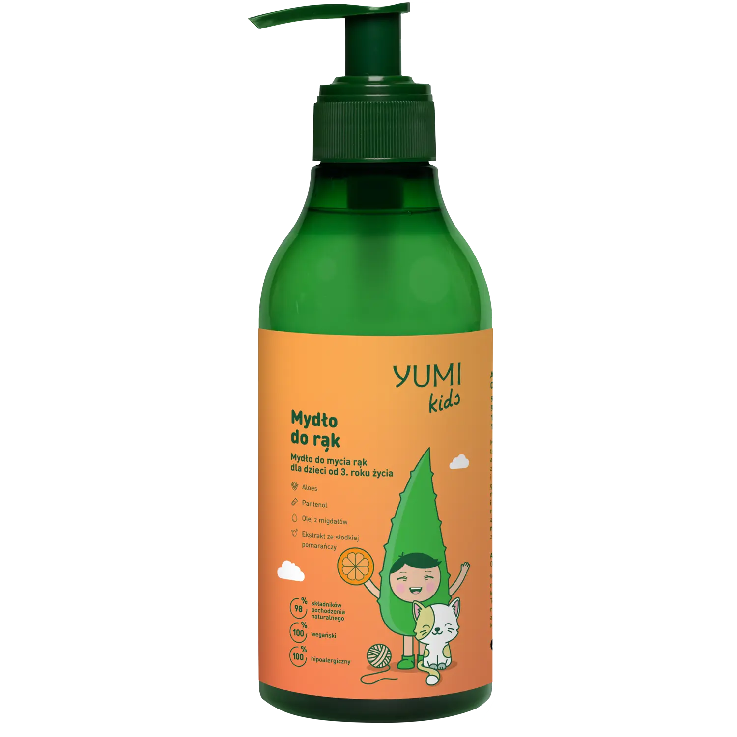 

Жидкое мыло оранжевое детское Yumi Kids, 400 мл