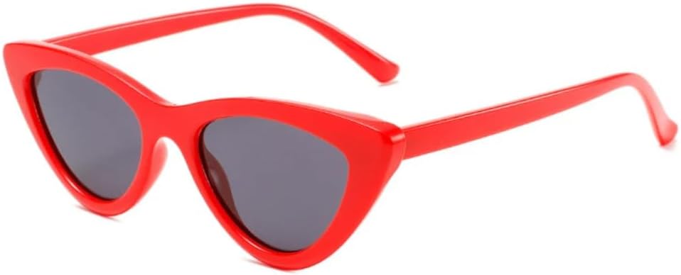 

Модные маленькие женские солнцезащитные очки «кошачий глаз» в стиле ретро с леопардовым принтом, солнцезащитные очки UV400 для мужчин, голубые и розовые солнцезащитные очки UUPTTPL, Red Grey