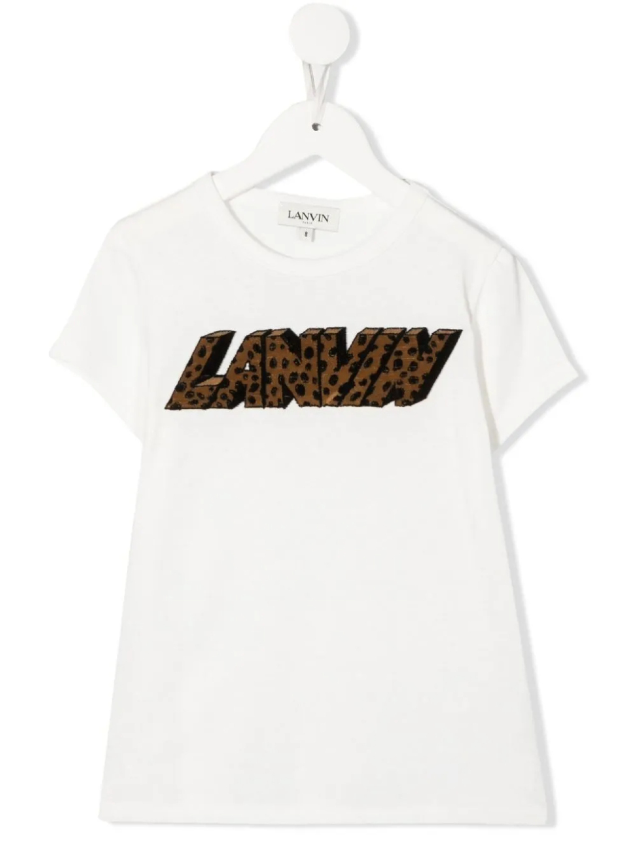 

Lanvin Enfant футболка с логотипом, белый