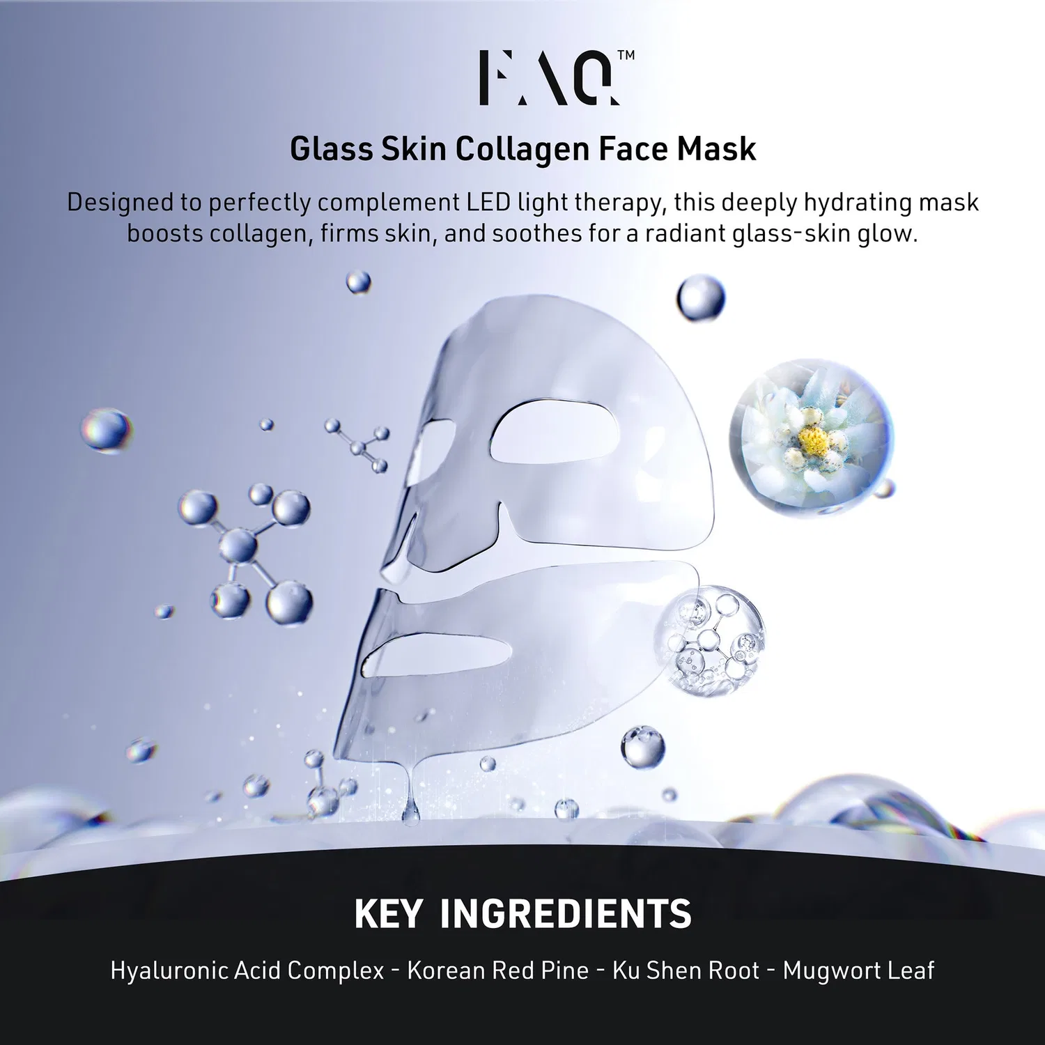 Тоник Foreo — Часто задаваемые вопросы о коллагеновой маске для лица Glass Skin — фото 3