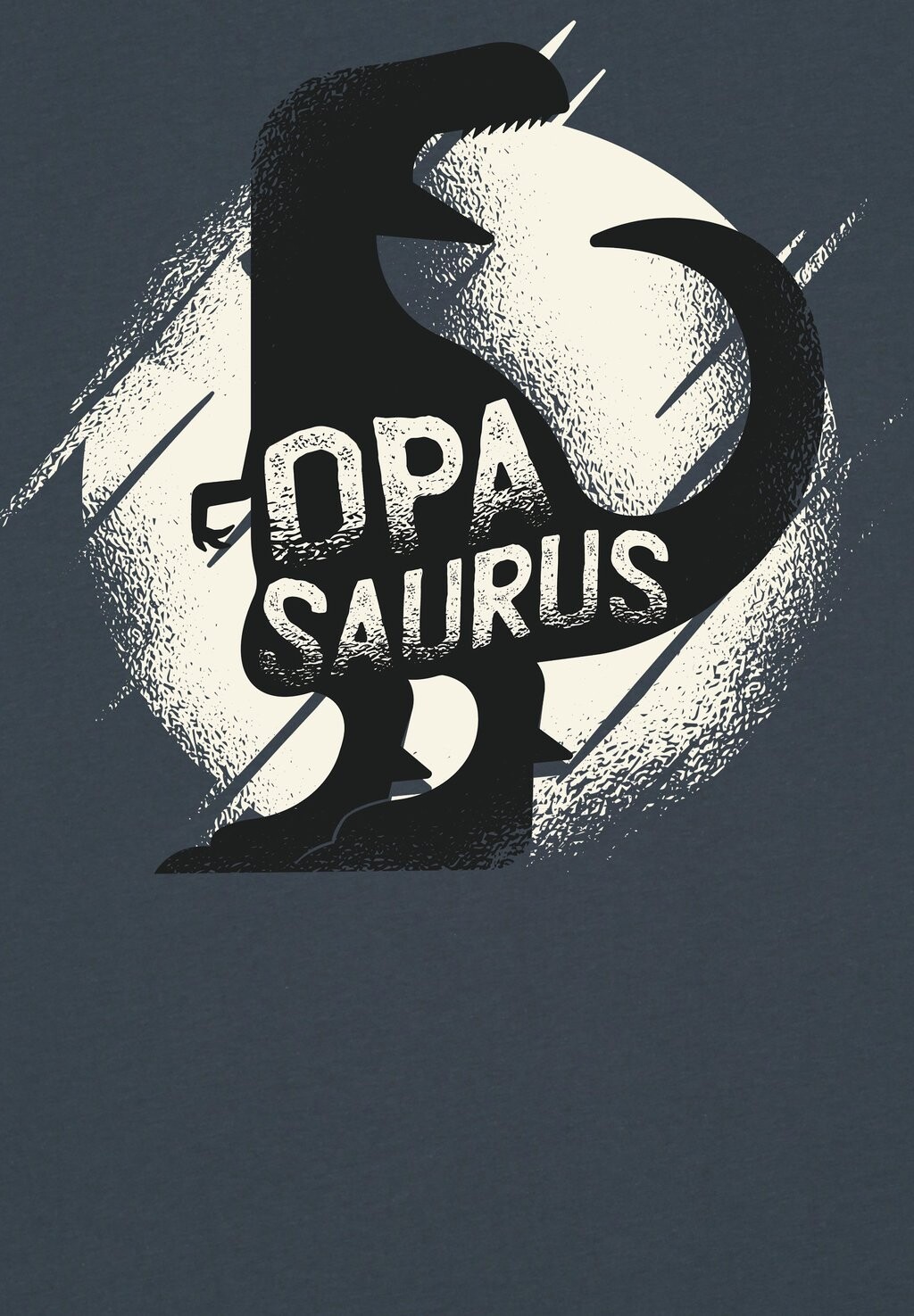 

Футболка с принтом OPASAURUS watapparel, антрацит