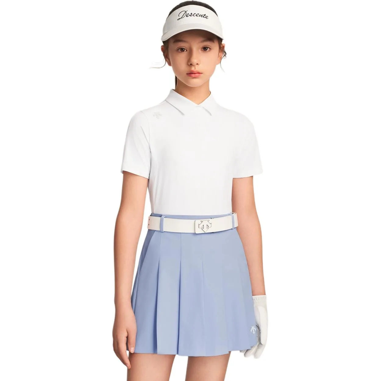 Детская спортивная футболка DESCENTE, WT-White