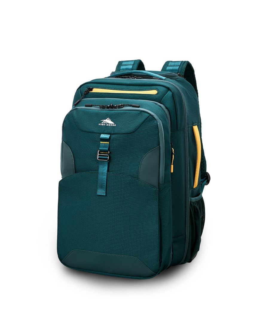 

Рюкзак-трансформер Hi-Life 3-в-1 на колесах, 19,5 дюймов High Sierra, зеленый