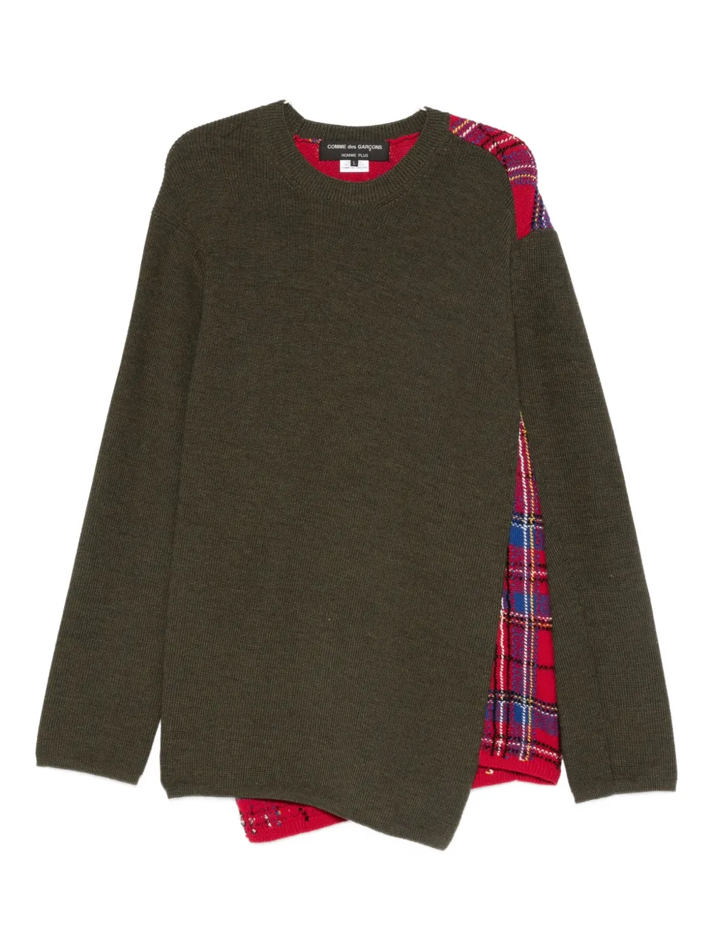 

Шерстяной свитер Comme des Garçons Homme Plus, зеленый