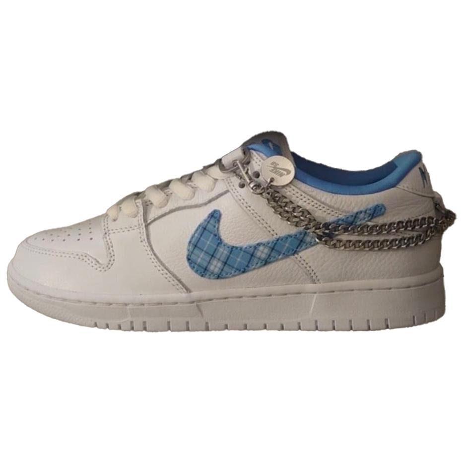 

Кроссовки Nike SB Skateboarding Shoes Unisex Low-top White/Blue, белый/синий