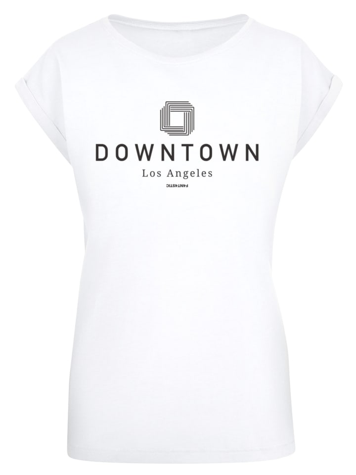 

F4NT4STIC Футболка Downtown LA с коротким рукавом, белая, Белый, F4NT4STIC Футболка Downtown LA с коротким рукавом, белая
