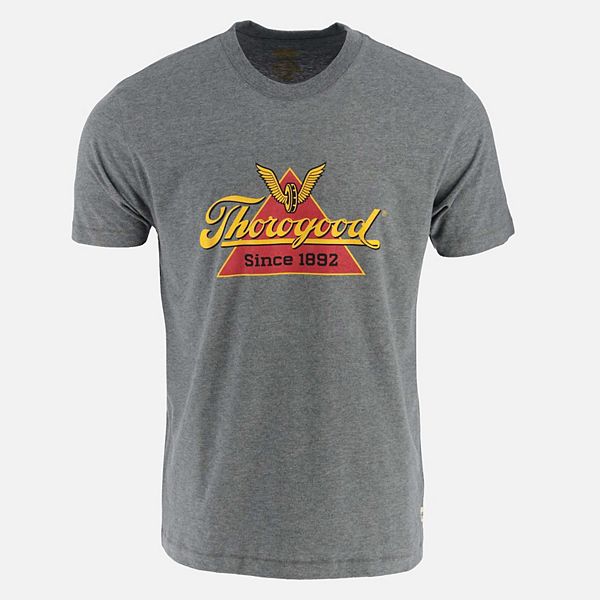 

Мужская футболка с классическим логотипом Thorogood, Dry Heather Gray