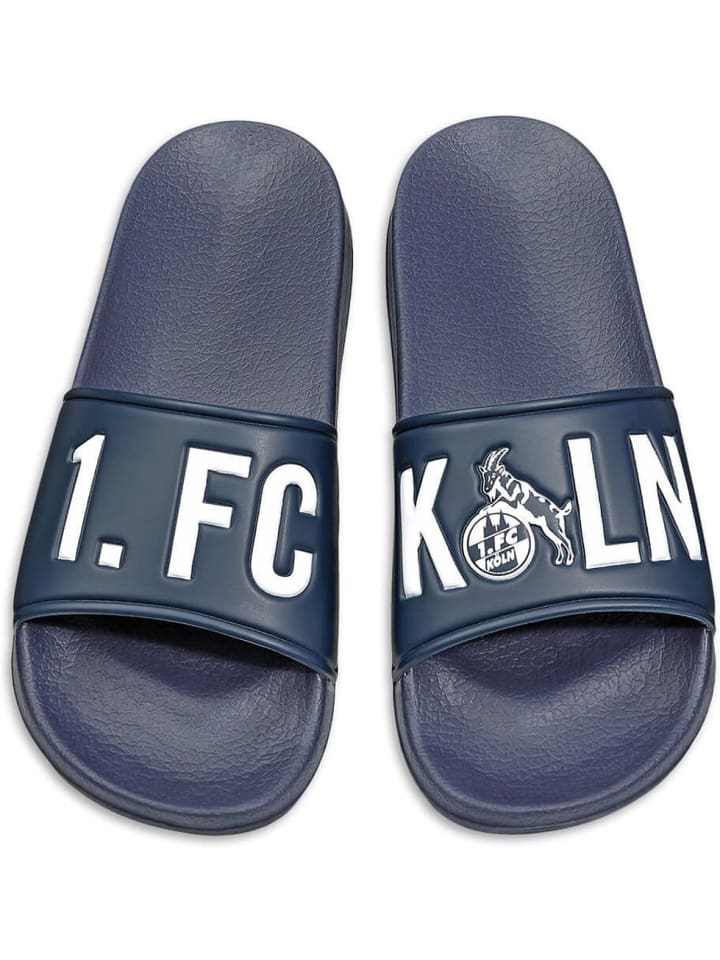 

Тапочки для купания "банные тапочки" синего цвета Fußballverein 1. FC Köln