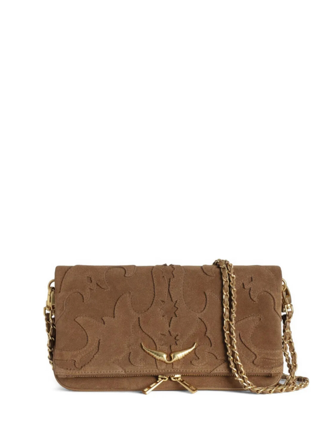 

Клатч Zadig&Voltaire Rock, коричневый
