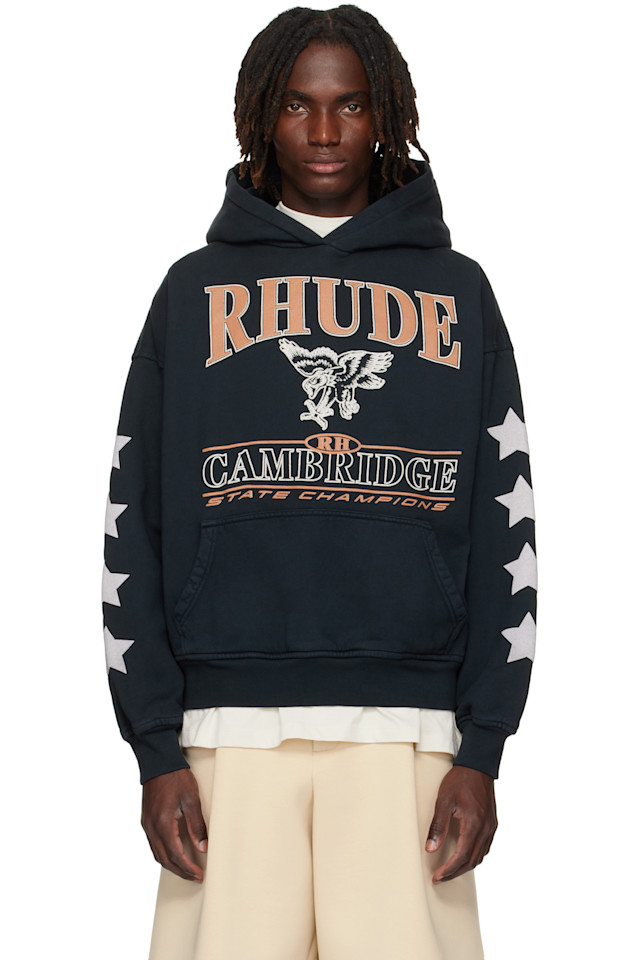 

Толстовка чемпионов штата Кембридж Rhude, черный