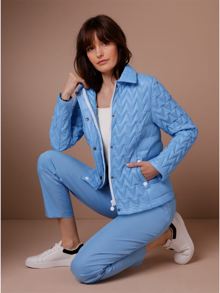 

Creation L Легкая пуховая куртка небесно-голубого цвета