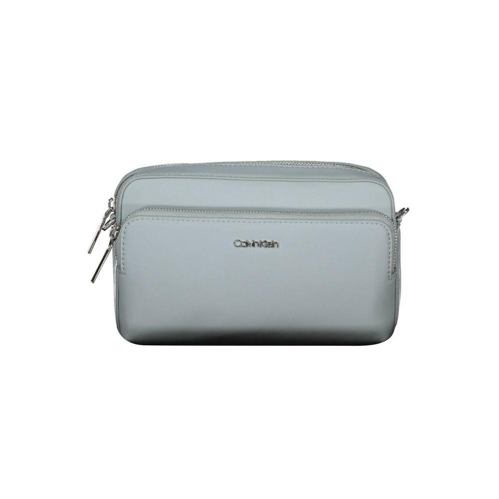 

Синяя сумка из полиэстера Calvin Klein, синий