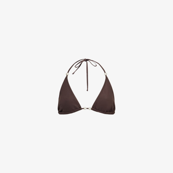 

Женский топ бикини Jaya tie triangle 4Th & Reckless, коричневый