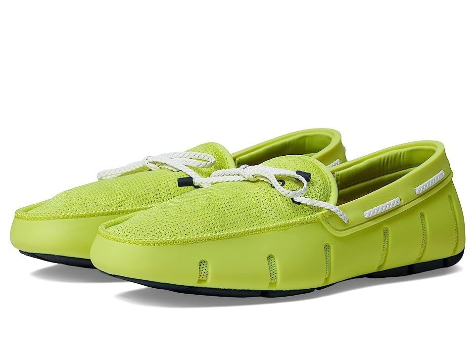

Мужские лоферы SWIMS Braided Lace Loafer Citron зеленый Slip-On Comfort Shoes GAL93 Swims, зеленый