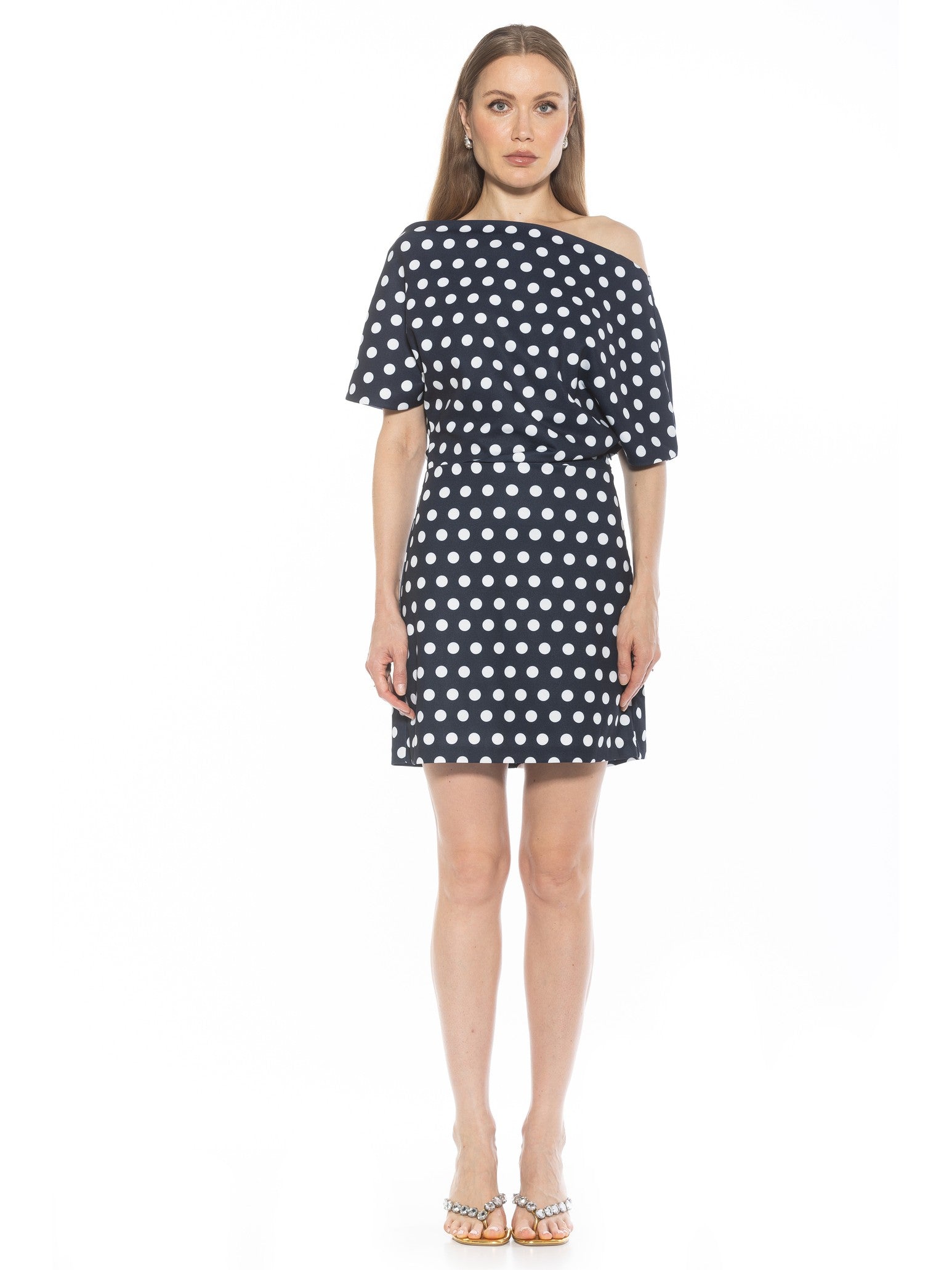 

Платье Сури ALEXIA ADMOR, цвет navy polka dot