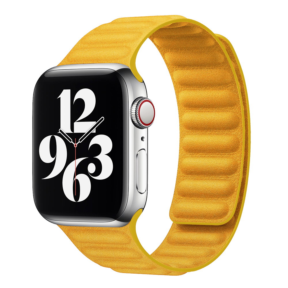 

Wepro Часы Strap Apple Compatibility Nylon Material, Yellow|chain magnetism|fine woven twill
