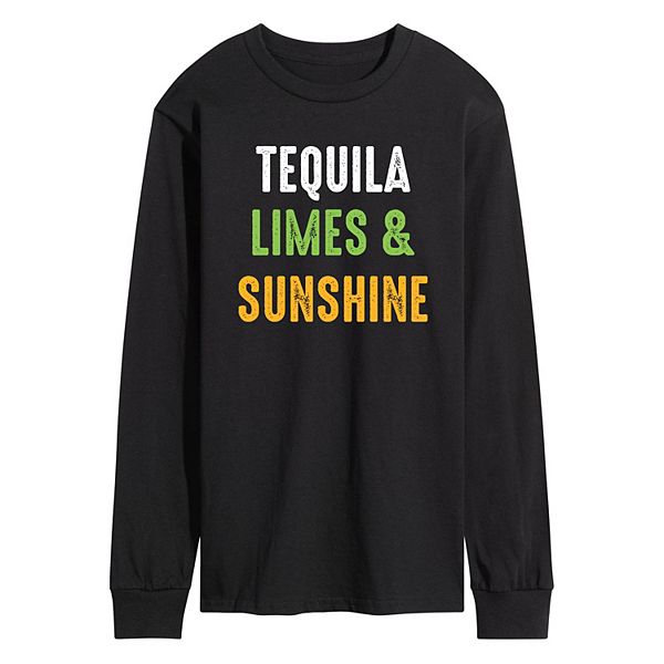 

Мужская футболка с длинным рукавом Tequila Limes & Sunshine Licensed Character