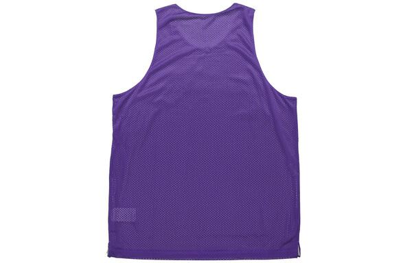 Футболка nba los angeles lakers двусторонняя баскетбольная майка жилет фиолетовый Nike, серый — фото 2