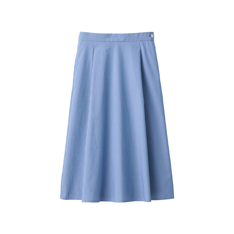 

Юбка длинная Muji с широким подолом, серый