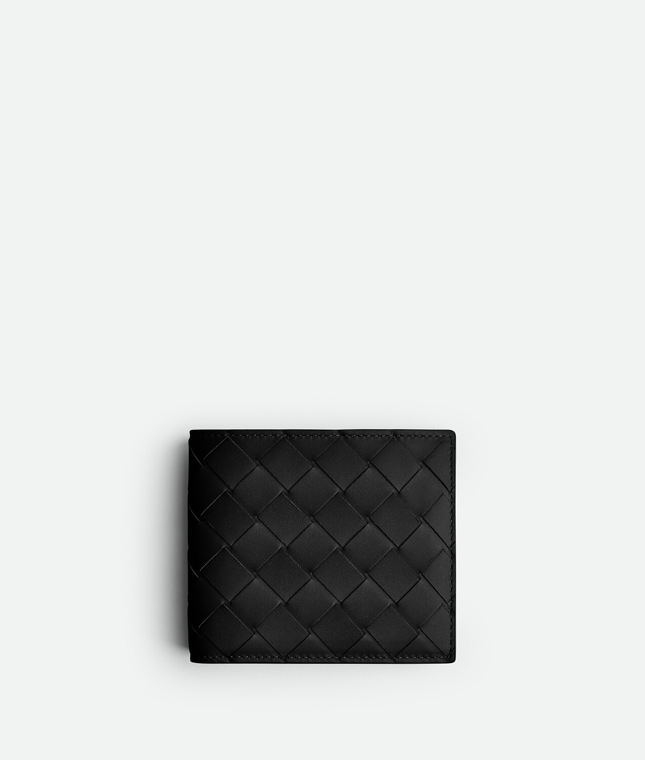 

Intrecciato двойной кошелек с кошельком для монет Bottega Veneta, черный