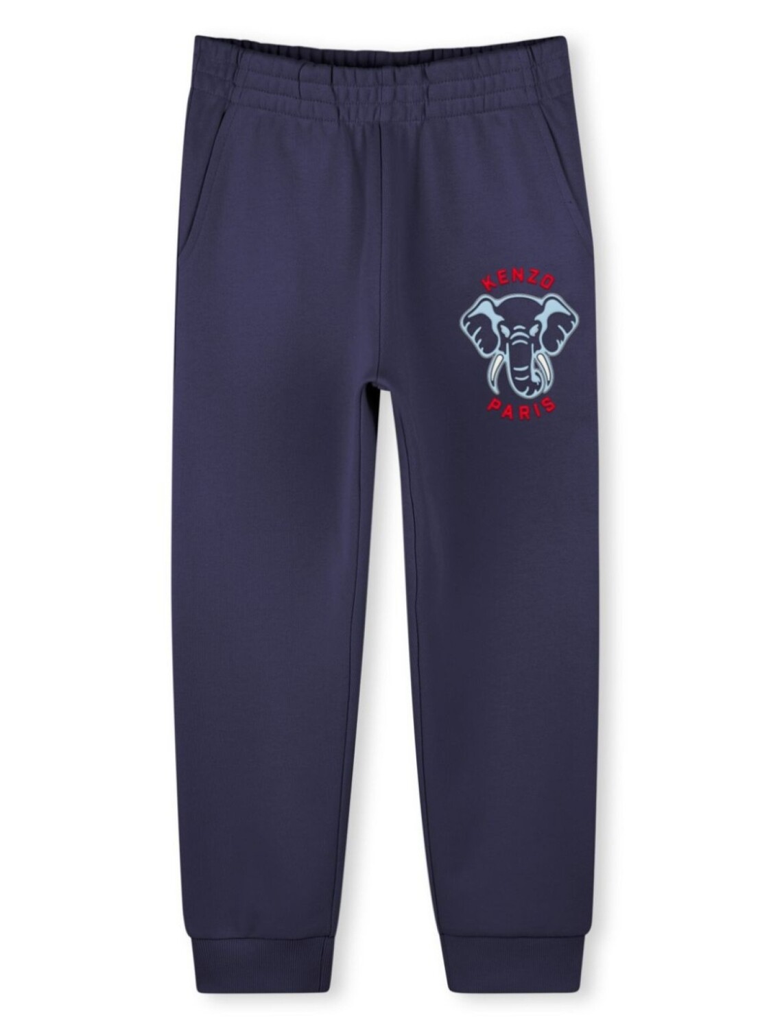 

Kenzo Kids спортивные брюки с вышитым логотипом, синий